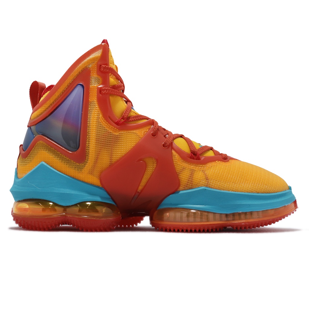 bright orange basketball shoes