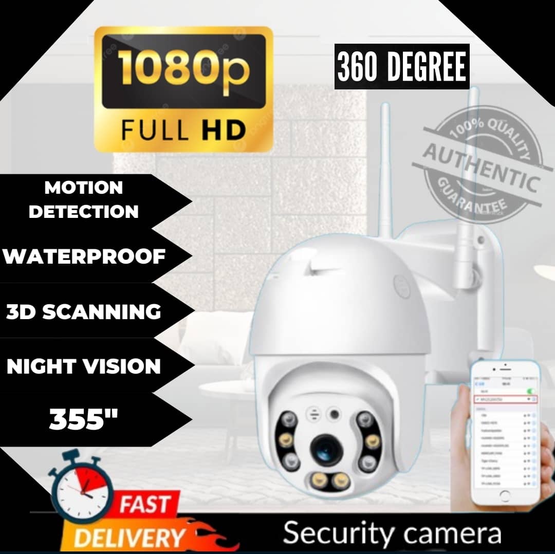 HD PTZ V380 Pro Outdoor IP66 Waterproof WiFi CCTV Camera