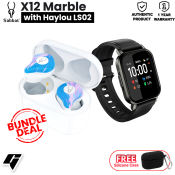 Sabbat X12 Ultra Marble TWS Earphones + Haylou LS02 Smartwatch