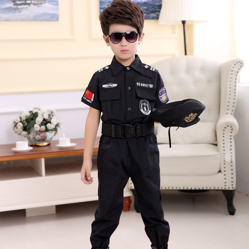 Children's police officers' uniforms, small military uniforms, special ...