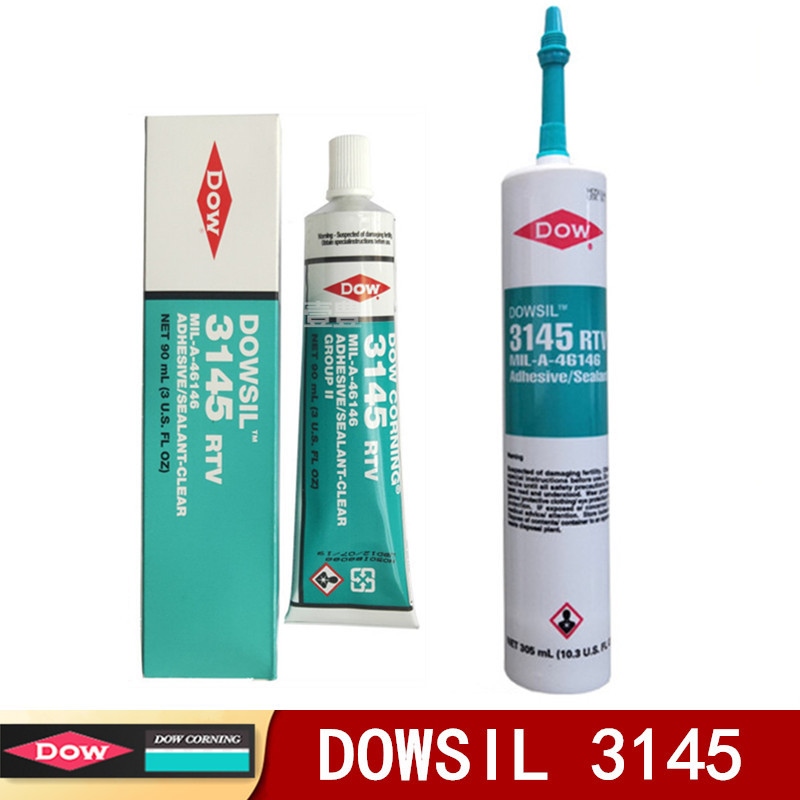 Dow Corning RTV-3145 Clear Adhesive Sealant - 10.3 oz