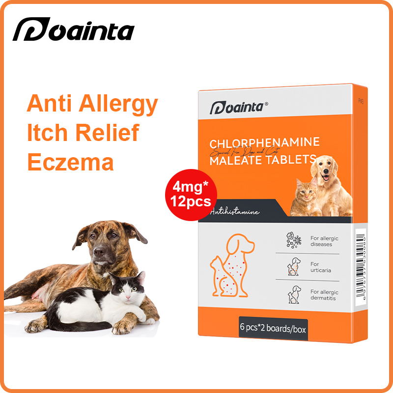 PUAINTA Anti Itch Tablet for Dogs and Cats Allergy Treatment