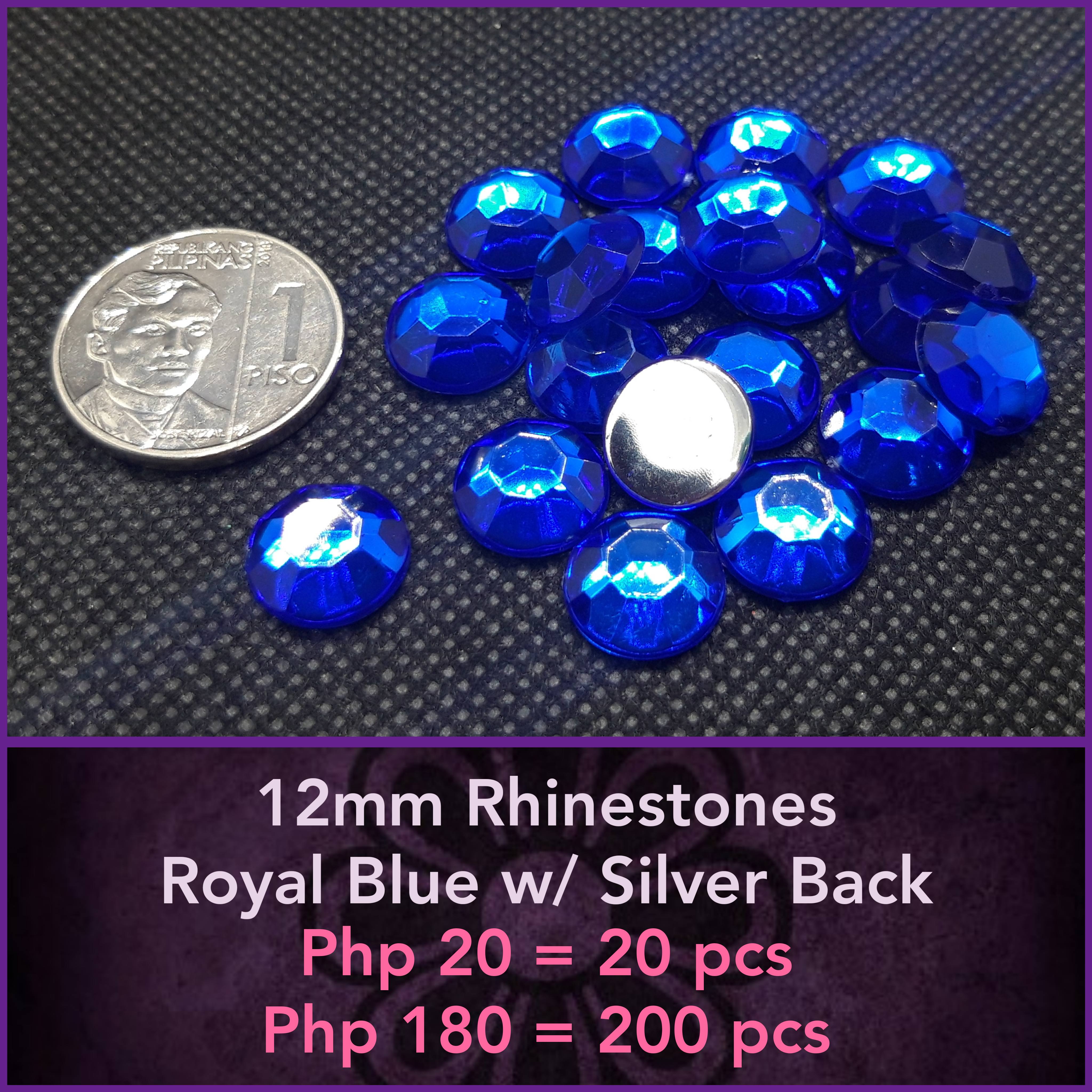 Royal Blue Rhinestones