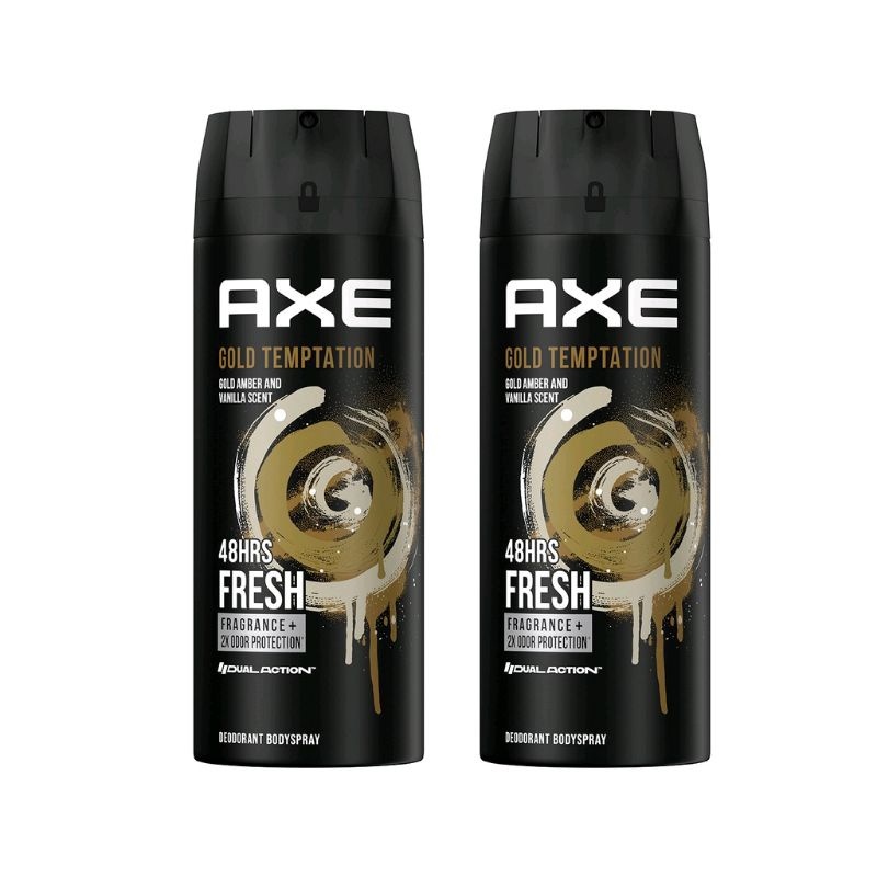 Axe Temptation Body Spray 135ml Buy 1 Take 1/ Axe Black Body Spray ...