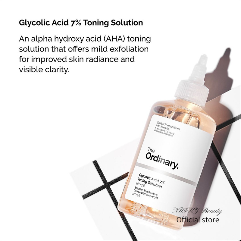 The Ordinary Glycolic Acid 7% Toning Solution 240mL – Helloseoulph