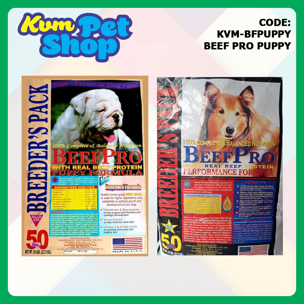 vitality dog food Beef Pro Puppy and Adult Dog Food 1kg Lazada PH