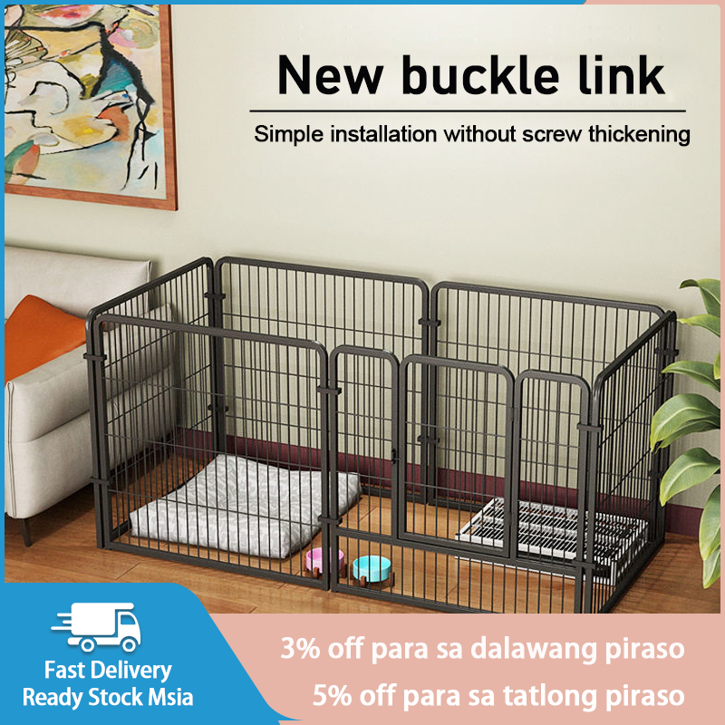 Pet Cage Dog Fence Cat Fence Dog House Indoor Rabbit Playpen Cages For Dog/Cat Lazada PH