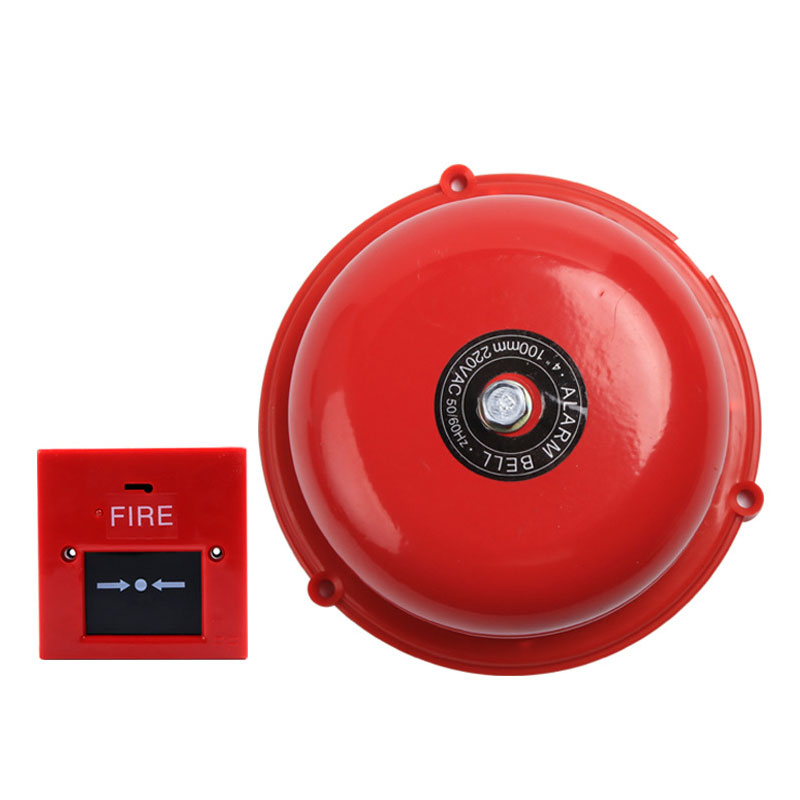 Fire Alarm Bell with Switch Breakglass Set Fire Control Tradition ...