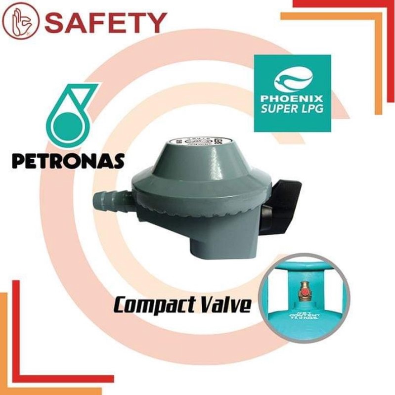 Safety Petronas Gas Tank LPG Regulator with Safey Anti Leak Device