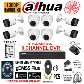 cctv 8 channel package