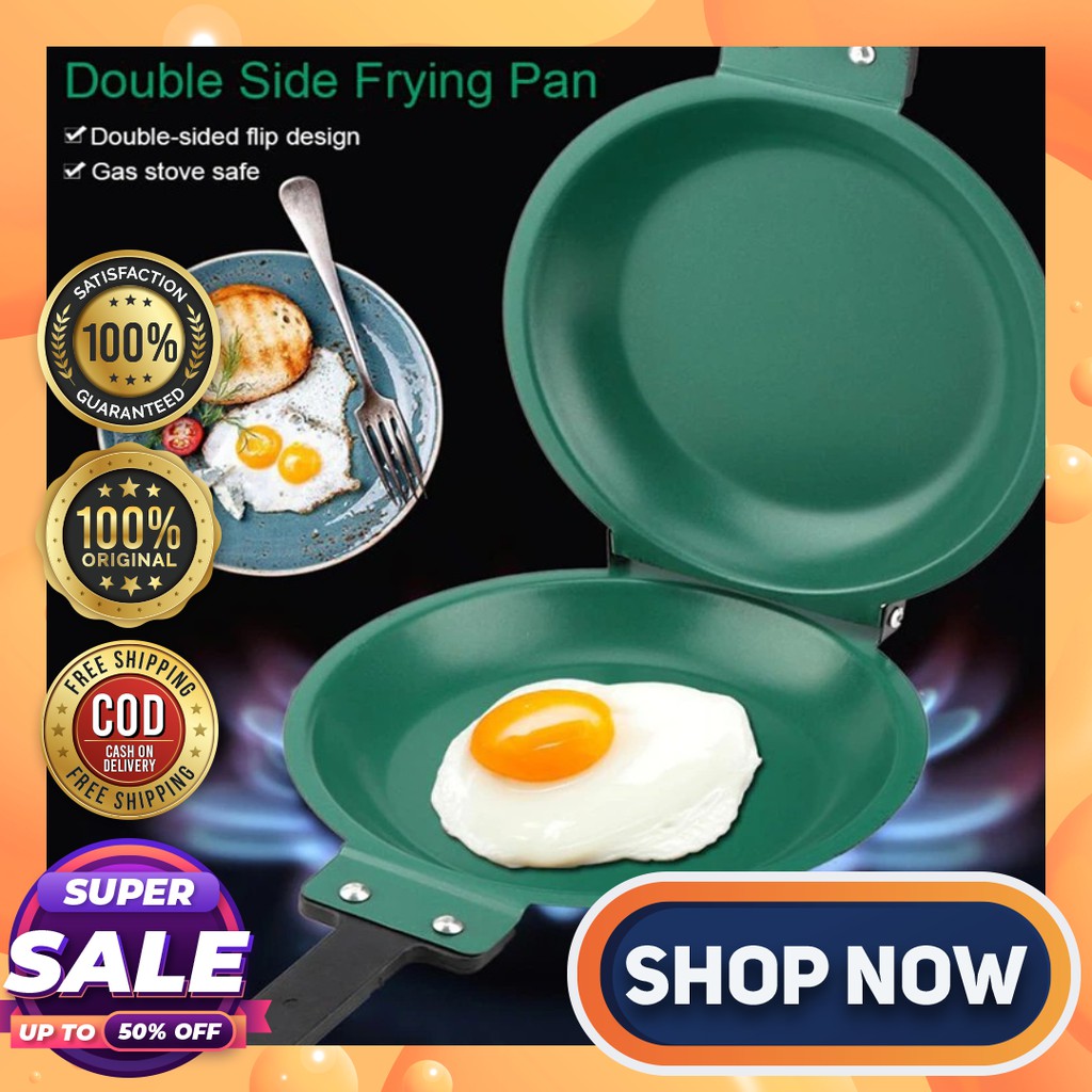 Original Nonstick Flip Pan Ceramic Pancake Maker Cake Porcelain Frying Pan Nonstick Healthy