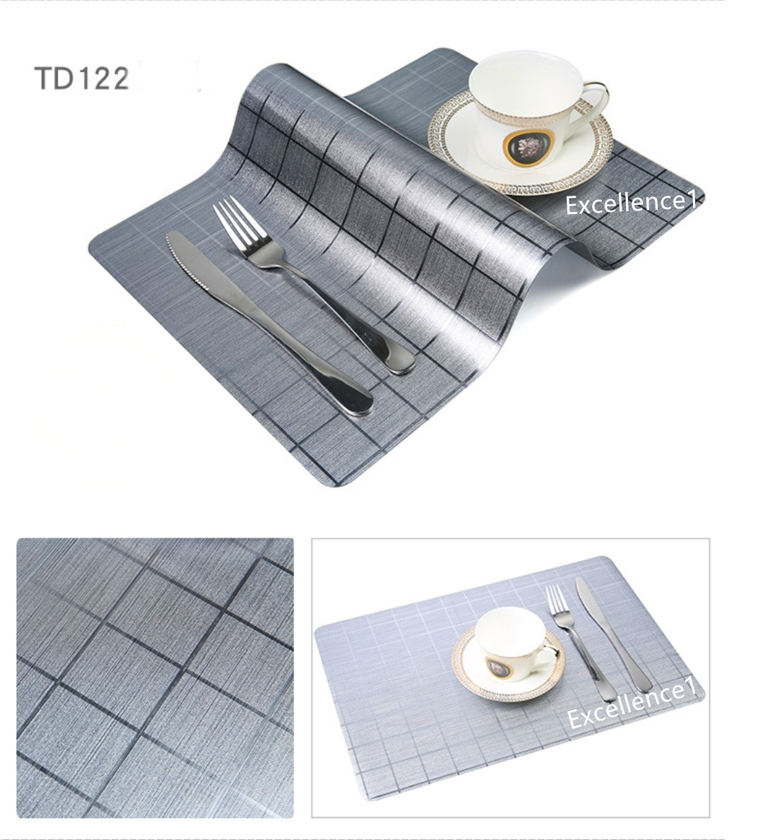 Placemat Dining Mat Table Set Washable Durable HeatResistant NonSlip