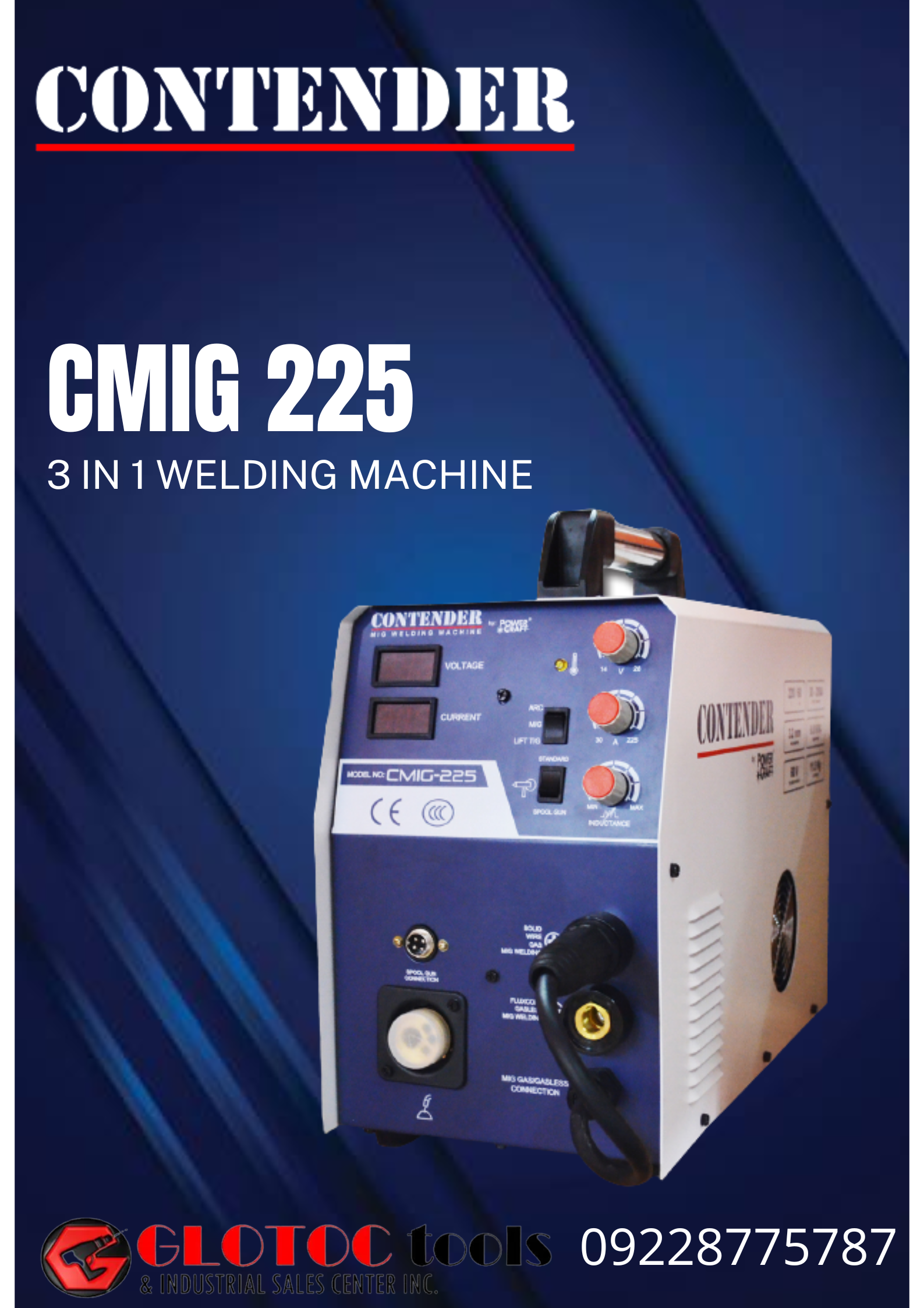 CONTENDER 3 in 1 Welding Machine CMIG225 Lazada PH