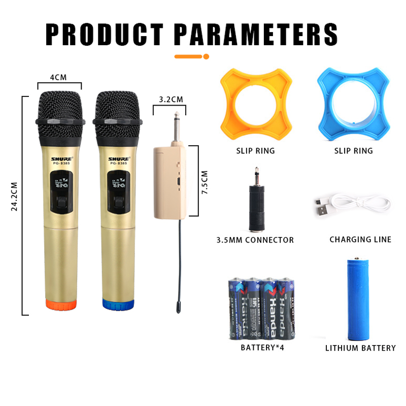 SHURE PGB38S Wireless Microphone For Videoke Dual Mic Lazada PH