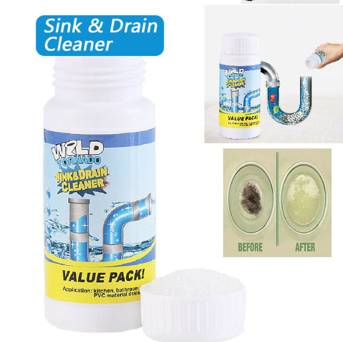Wild Tornado Sink_Drain Cleaner Drainage Cleaner Kitchen Bathroom