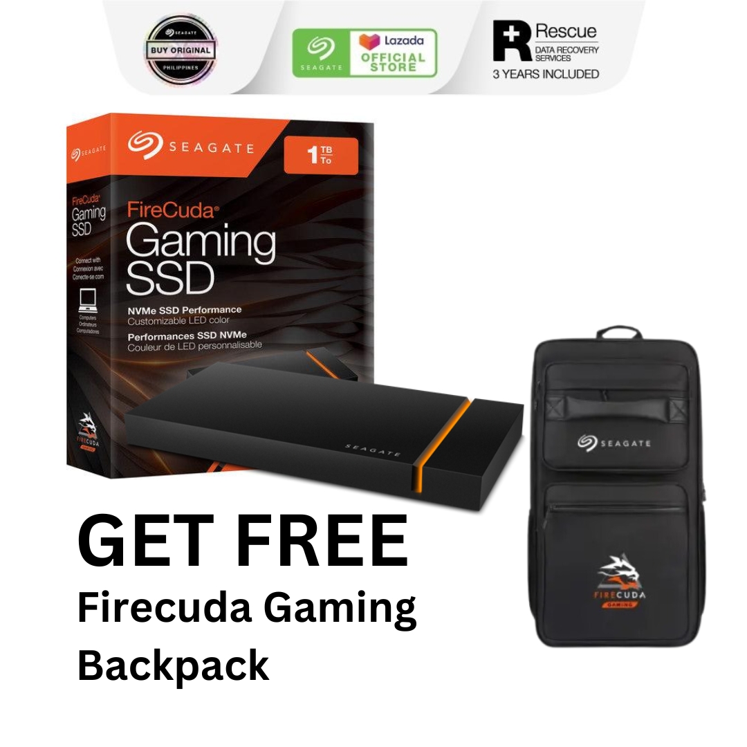Seagate STJP1000400 1TB Firecuda Gaming SSD Free Firecuda Back