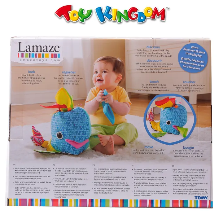 lamaze franky the hanky whale