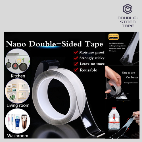 Double Sided Nano Tape Heavy Duty(1 Roll Total 9.84FT