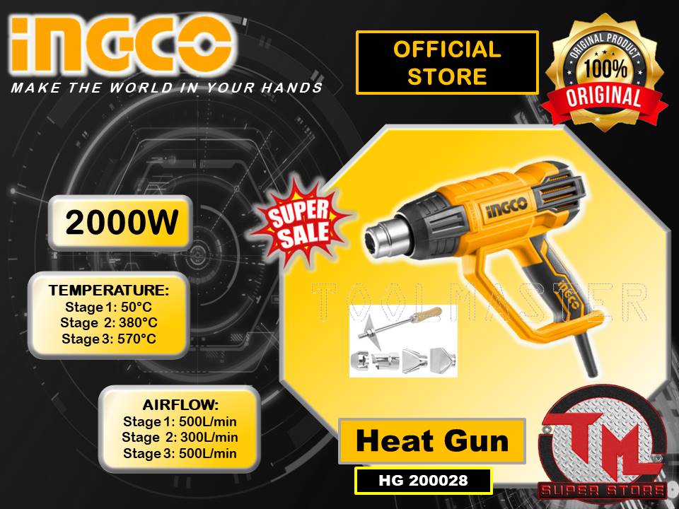 Ingco Heat Gun Hg Tm Ss Lazada Ph