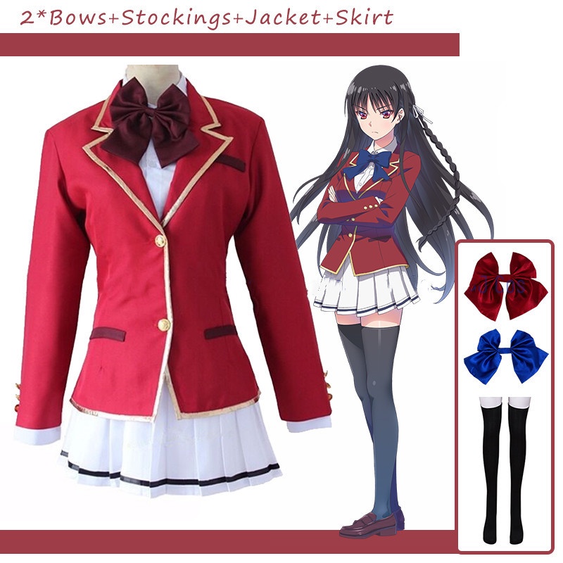 MUGE Anime Classroom of the Elite Horikita Suzune Cosplay Costume Long ...