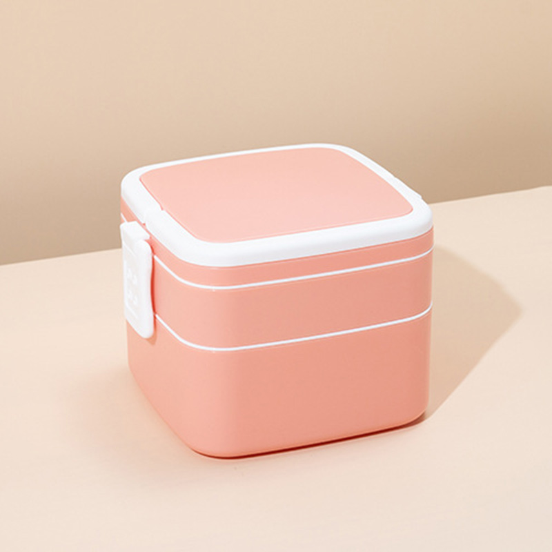 Double lunch box students and office workers portable bento box | Lazada PH