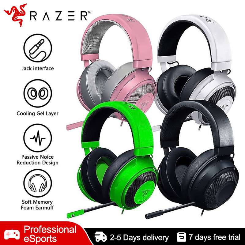 kleinhandel bloem Azijn Razer Kraken Pro V2 Gaming Headphone Noise Reduction Over-Ear Gaming Headset  with Mic eSports Volume Control For PC/Laptop | Lazada PH
