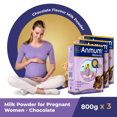 Anmum Materna Milk Powder Chocolate 800G x 3