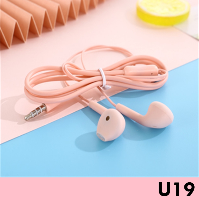 Original Wired Macaroon Earphone with MIC Universal Extra Bass In-Ear ...