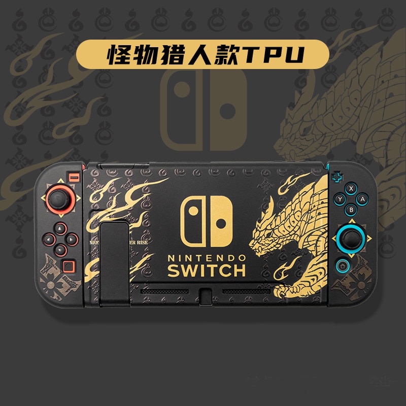 , Ốp Lưng Bảo Vệ Cho Monster Hunter RISE Nintendo Switch NS Console Joy-Con