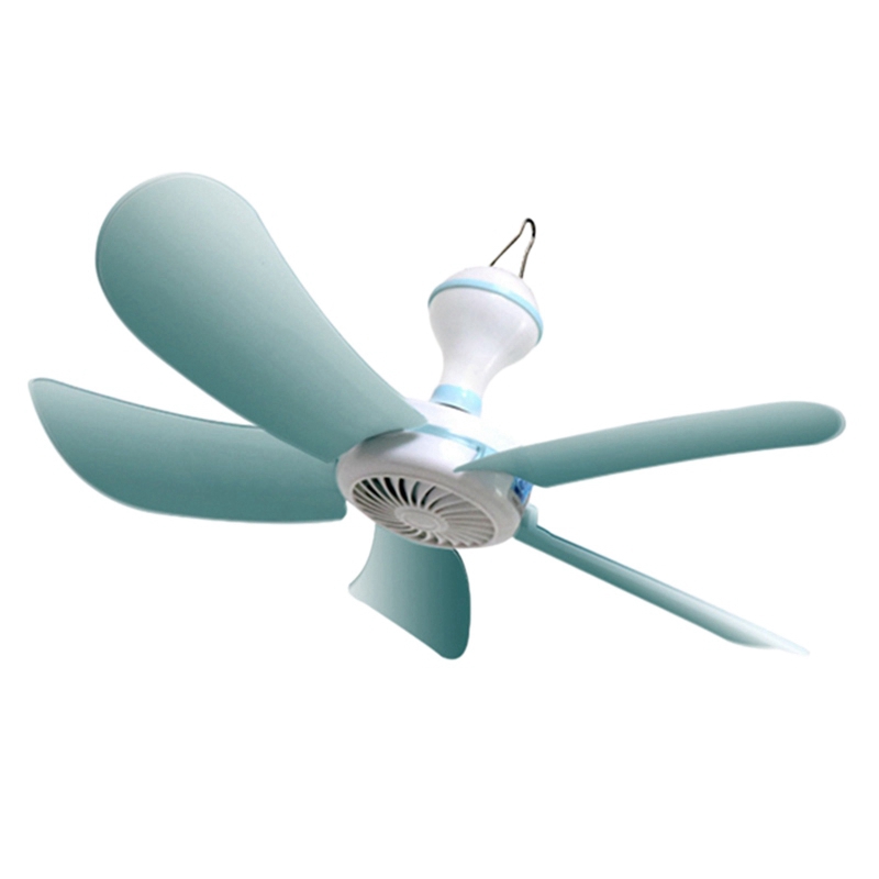 5 Ceiling Fans Mini Silent 400mm Energy-Saving High-Volume Electric Fan for Home Dormitory with Independent Switch US Plug