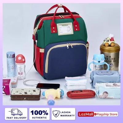 Multifunction Nursing Bag Baby Care Mommy Diaper Travel Bag Best Gift Idea for Mommy and Baby !!!Portable Diaper Bag Backpack Baby Bag ,Mother's Backpack Folding Diaper Bag Baby Diaper Bag, Large Capacity Mother Baby Bag