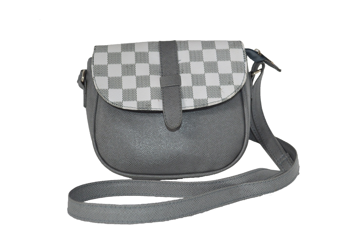 checkered sling bag