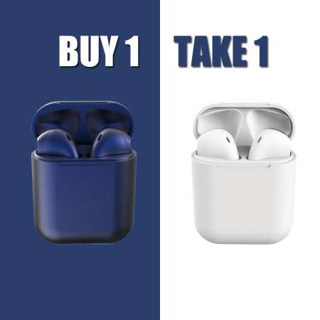 i12 TWS Wireless Bluetooth Earphones - Buy 1 Get 1 Free