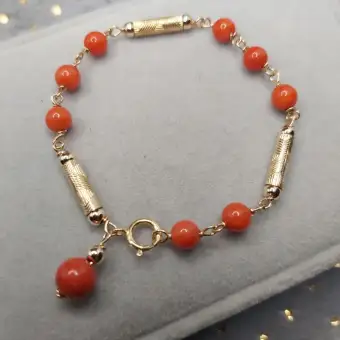 coral bracelet