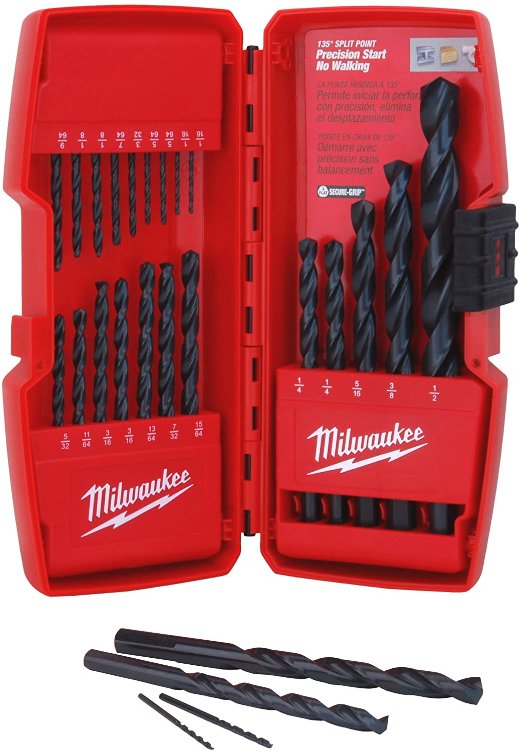 Milwaukee Drill Bit Set, Black Oxide, 21 Pcs. Lazada PH
