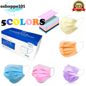 ESHOPPE101 High Quality Colored / Multi Colors 3PLY Disposable Protective Mask