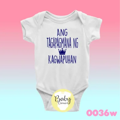 Ang tagapagmana ng kagwapuhan ( statement onesie / baby onesie / infant romper / infant clothing / onesie )