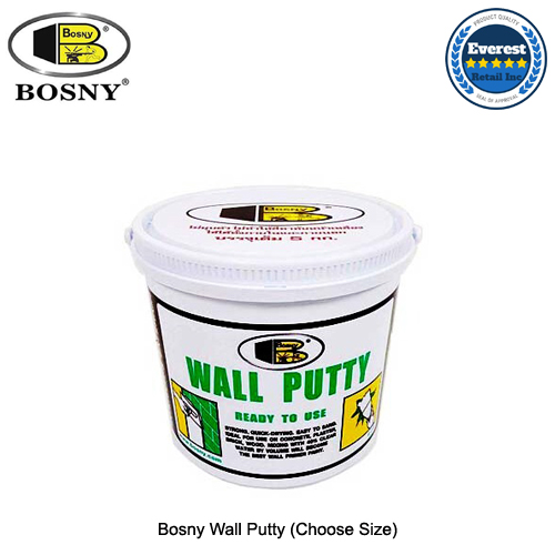Bosny Wall Putty (Choose Size from 0.5kg, 1.5kg, 5kg) Lazada PH