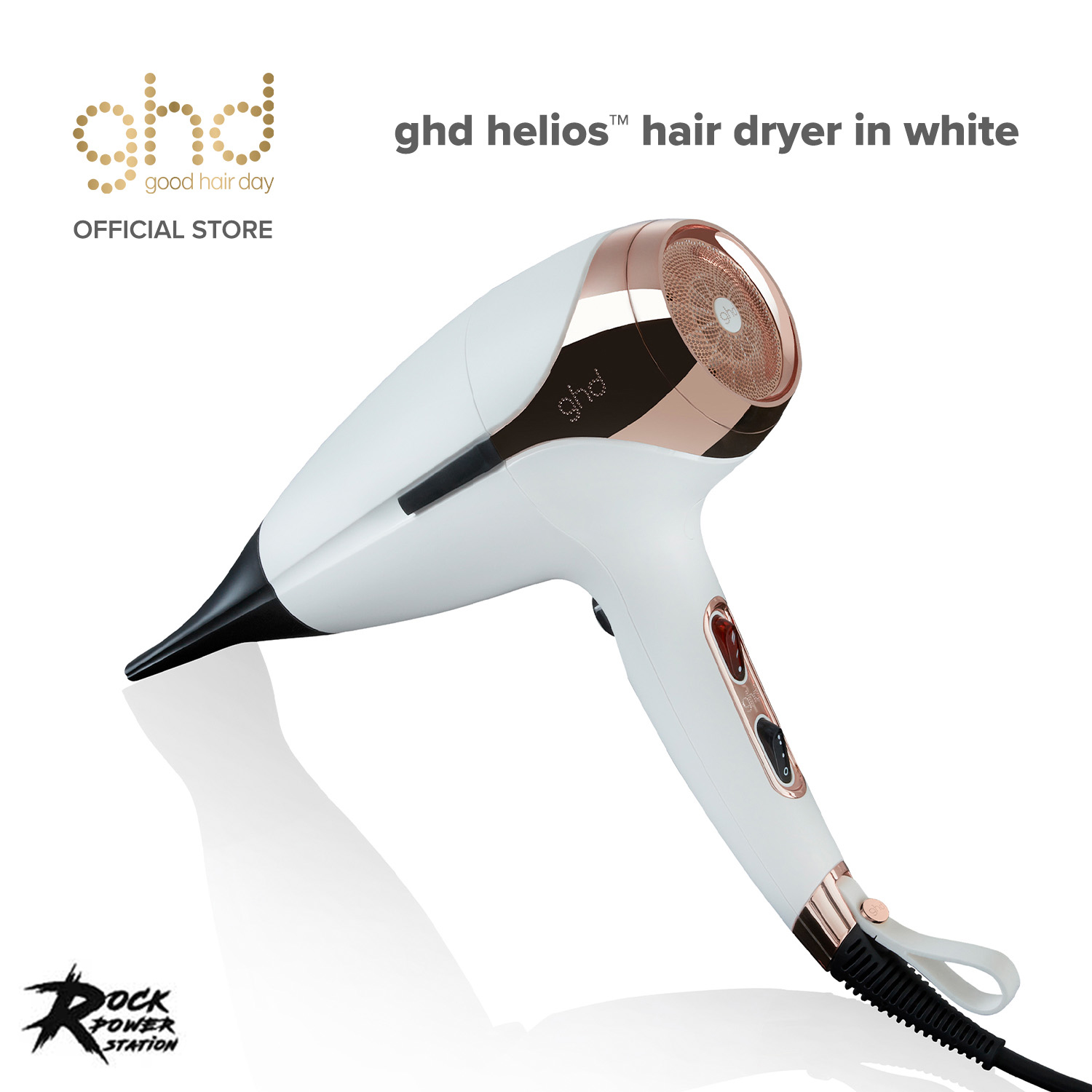 ghd Helios™ Hair Dryer in White Professional Hairdryer good hair  day