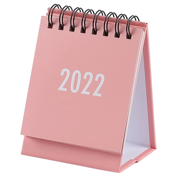 Desk Calendar From 2021 to 2022 Mini Desktop Calendar Standing Flip Monthly Calendar Suitable for School Home Office