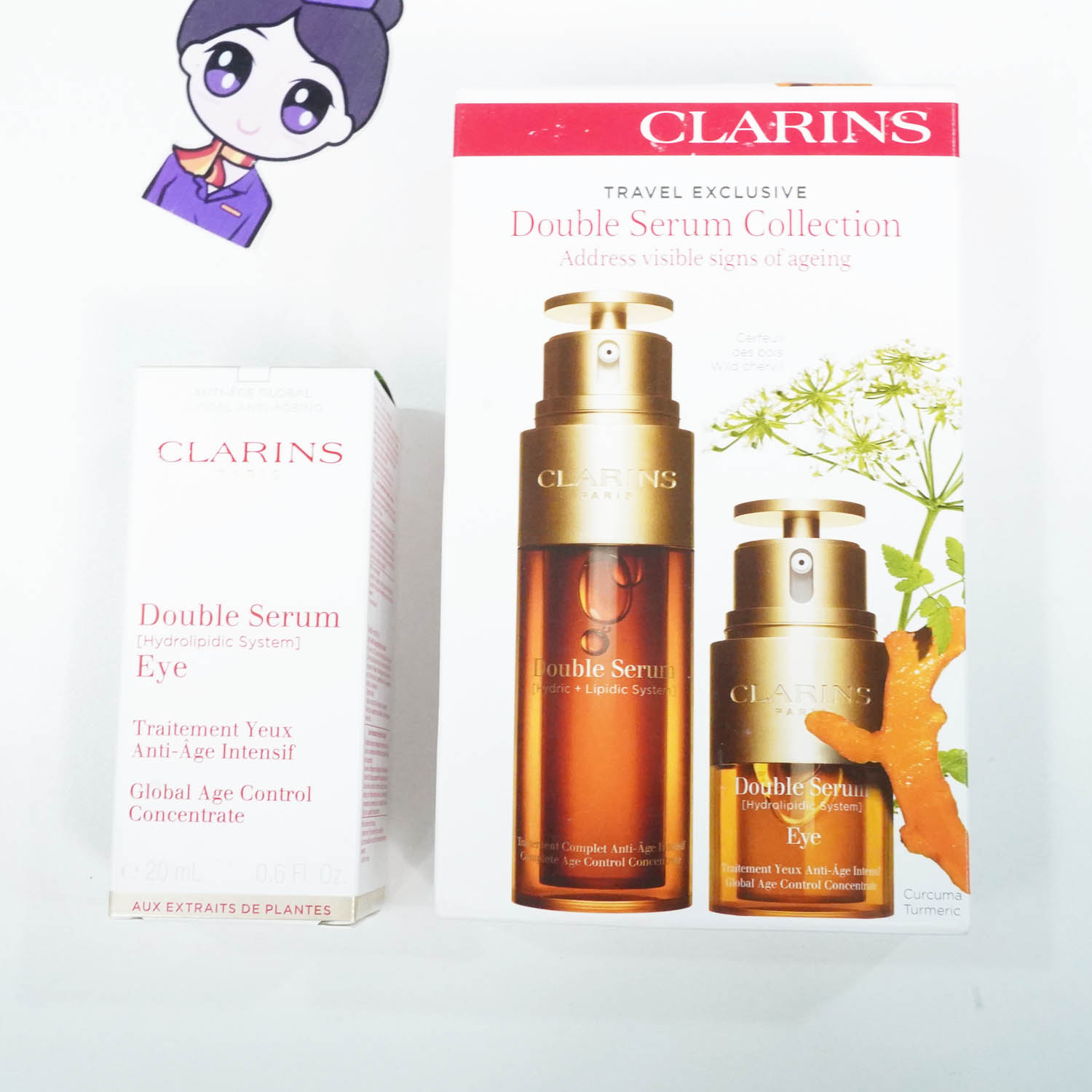 Clarins Double Serum Eye Global AgeControl Concentrate 20ml Lazada PH