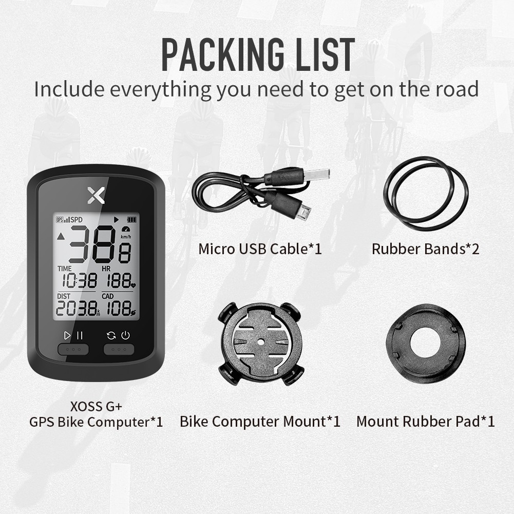 [PH STOCKS FAST SHIPPING] XOSS G+ GPS Bike Computer, Bluetooth ANT+