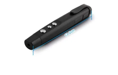 TKK DK005 USB 2.4GHz Wireless PPT PowerPoint Presenter Red Laser Pointer Clicker Laser Remote Control Pen With AAA Battery