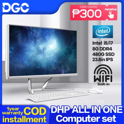 〖Brand New〗All in One desktop PC Core I7 23.8 inches 24inch gaming pc set Intel dual-core I7 4500u Up To 3.0GHZ 8G ddr3 1600 memory and 128G SSD All In One Desktop computer for business office, home games IPS LED Monitorcomputer set pc full set