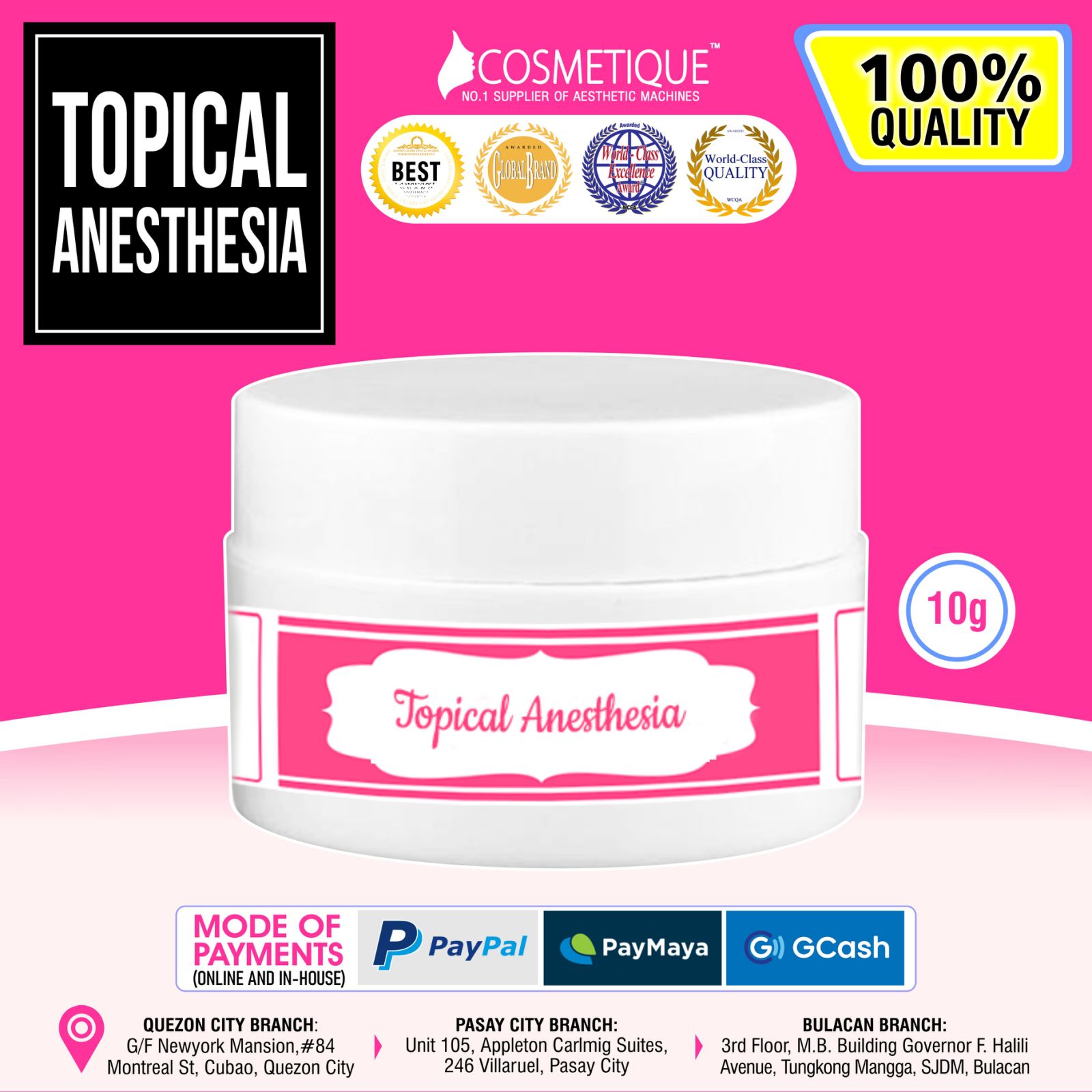 Topical Anesthesia numbing Cream 10g Lazada PH