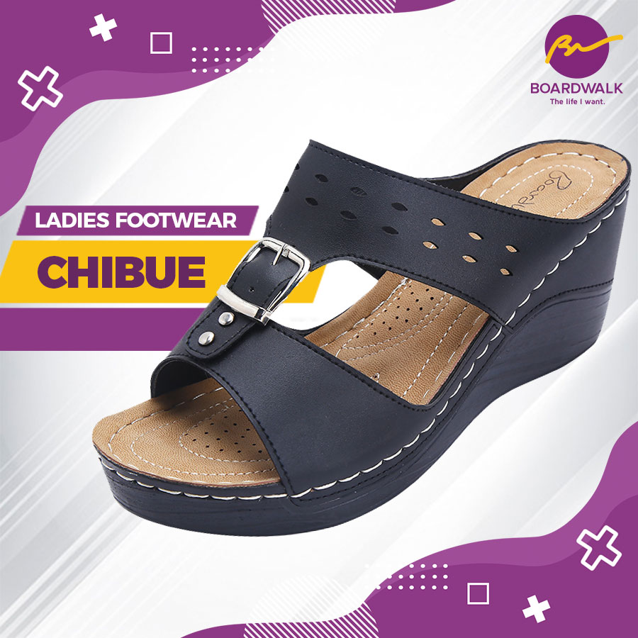 Boardwalk Chibue - Ladies Wedge Step-in Sandals | Lazada PH