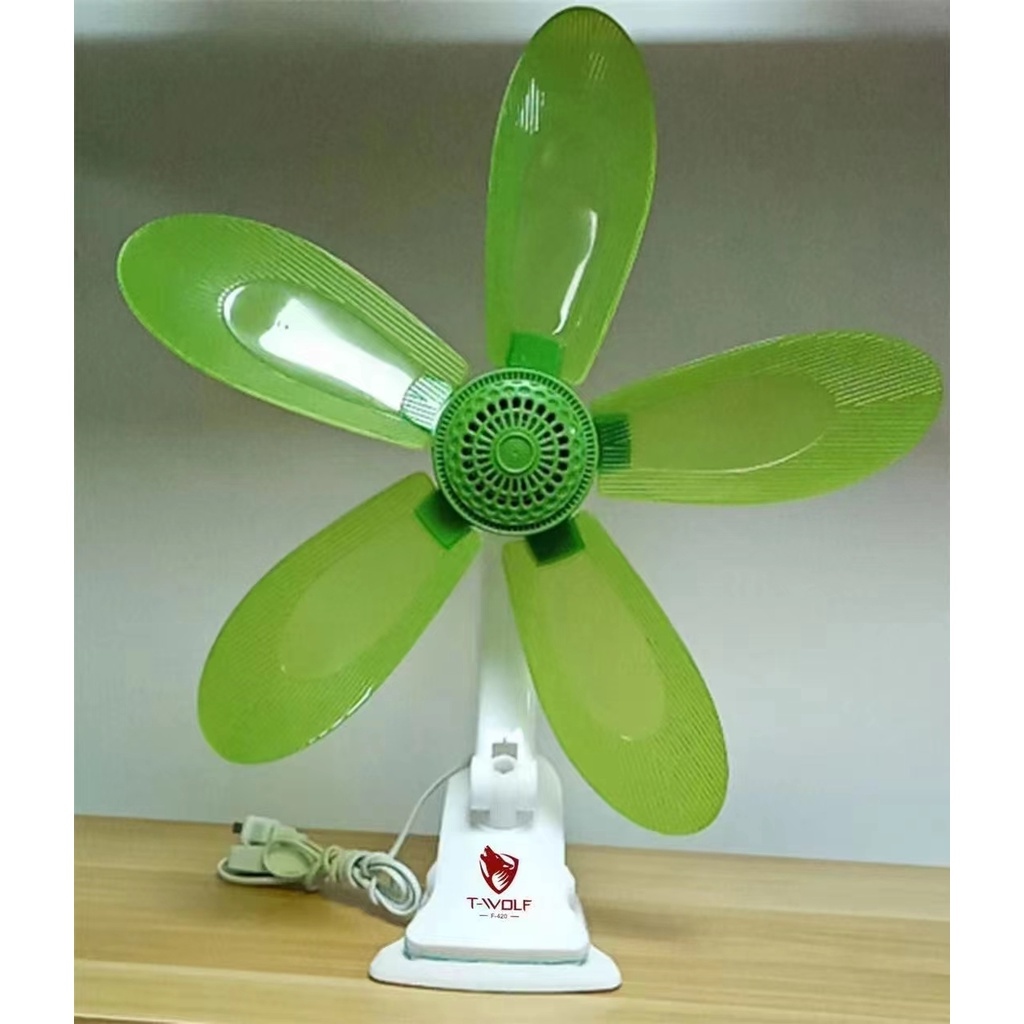 New 2023 Portable Clip Fan Big Size 5 Blade home Electric Clip Fan clip