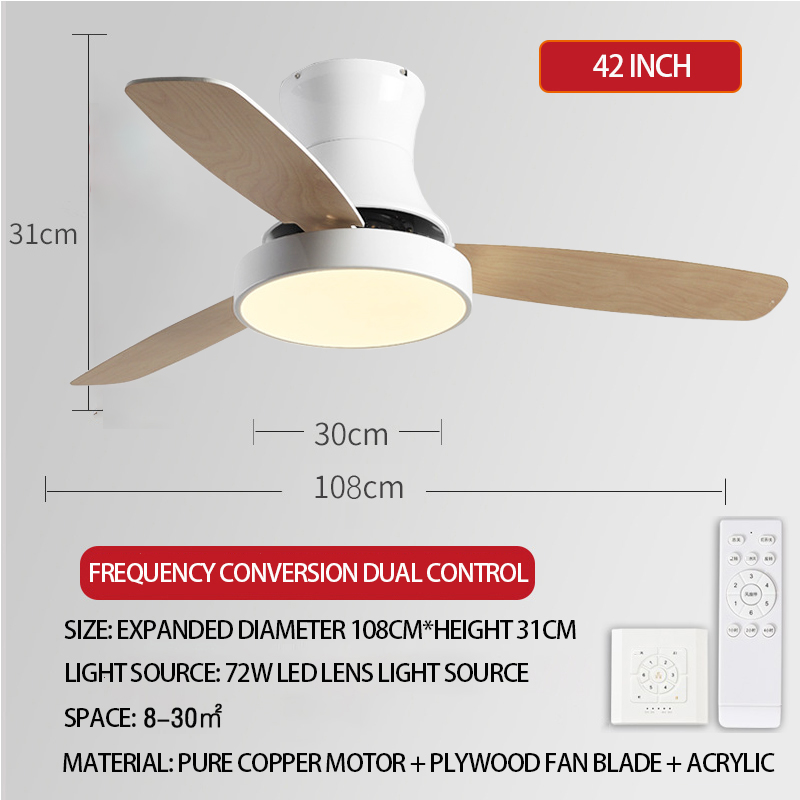 GOGEOUS ceiling fan with light modern ceiling fans for living room 3