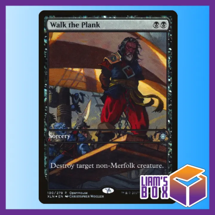 Walk The Plank Full Art Foil Open House Single Magic The Gathering Lazada Ph