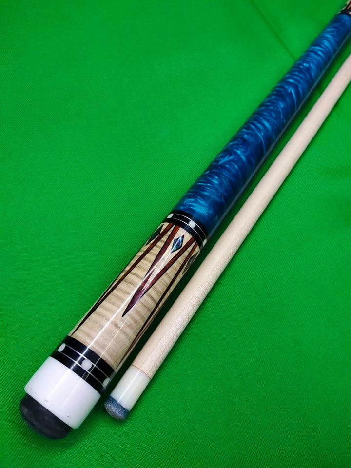 PAMPANGA CAPIZ BLUE # 2 BILLIARD CUE STICK with FREE SOFT CASE/TAKO NG ...